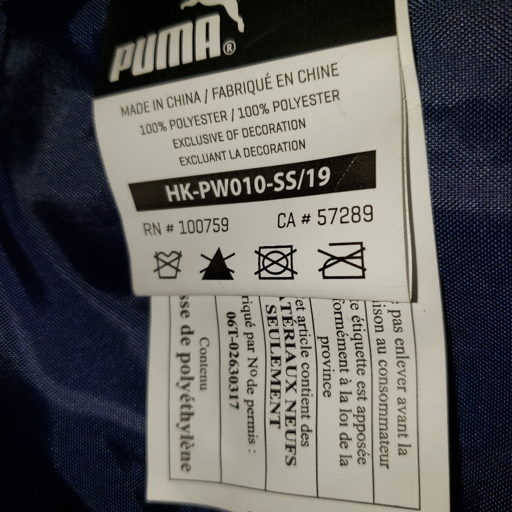Used Puma blue backpack - Picture 7 of 8